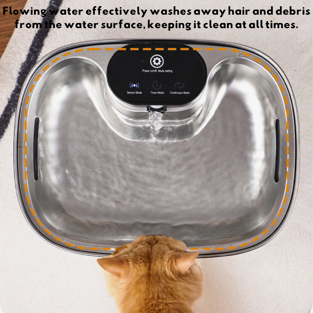 5L Wireless Pet Fountain — Smart Sensor, Long Battery & No Cords