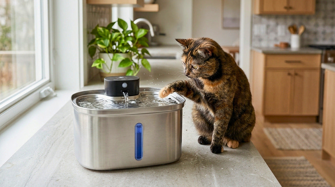 Why Does My Cat Splash Water Out of the Bowl? 7 Possible Reasons