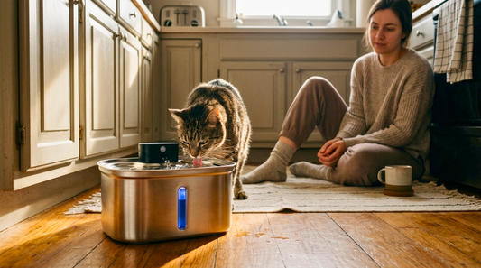 Why Does My Cat Drink Water Only When I'm Nearby?