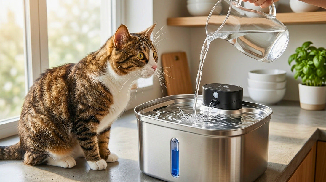 Why Does My Cat Watch Me When I Fill the Water Bowl?