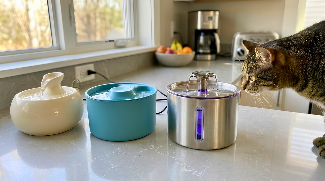 Ceramic, Plastic, or Stainless Steel Cat Water Fountain: Which Material Is Best?