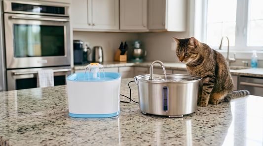 Stainless Steel vs Plastic Cat Water Fountain: Which One Is Better For Your Cat?