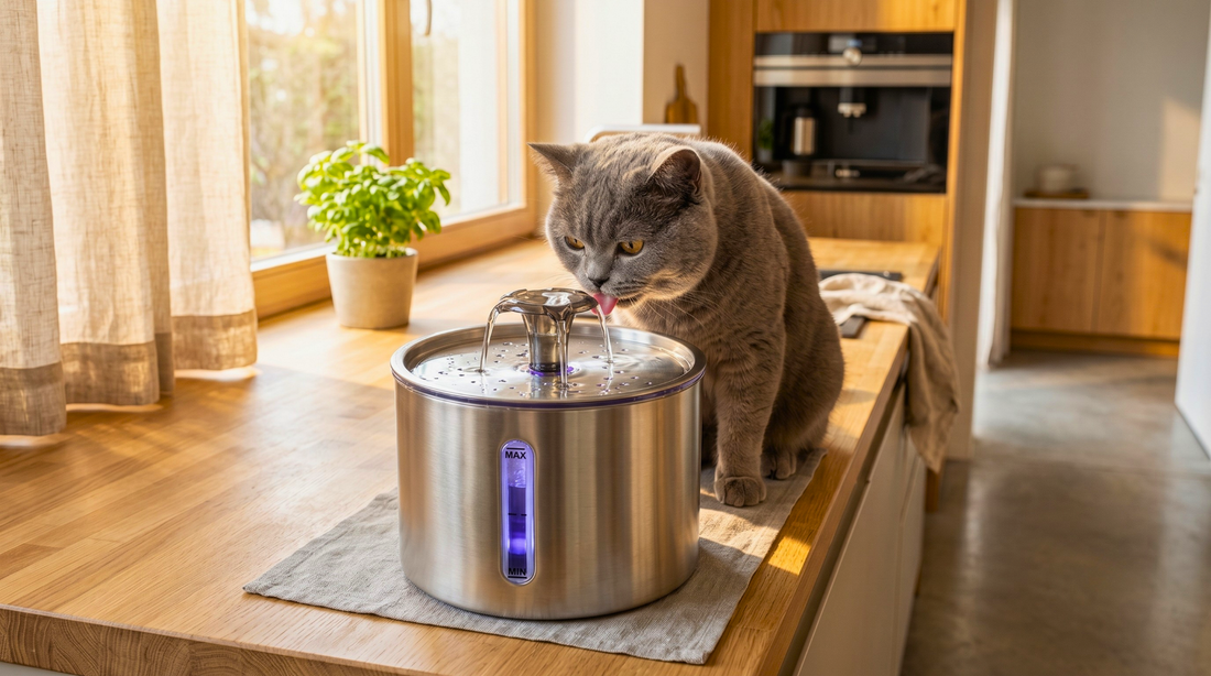 Best Stainless Steel Cat Water Fountain for Indoor Cats in 2026
