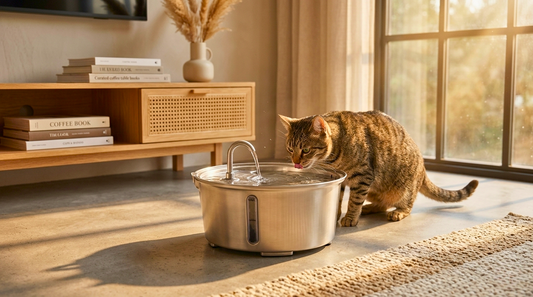 Thermodynamic Equilibrium in Pet Bowls: Why Material Selection Dictates Water Temperature