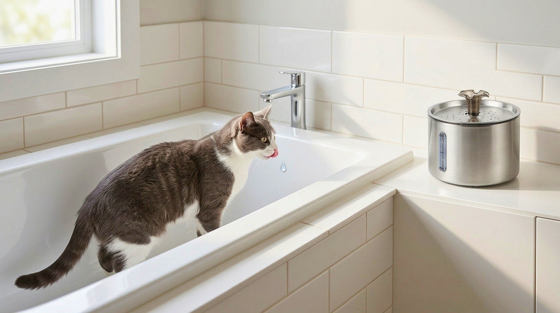 Why Does My Cat Drink From the Bathtub? 6 Possible Reasons