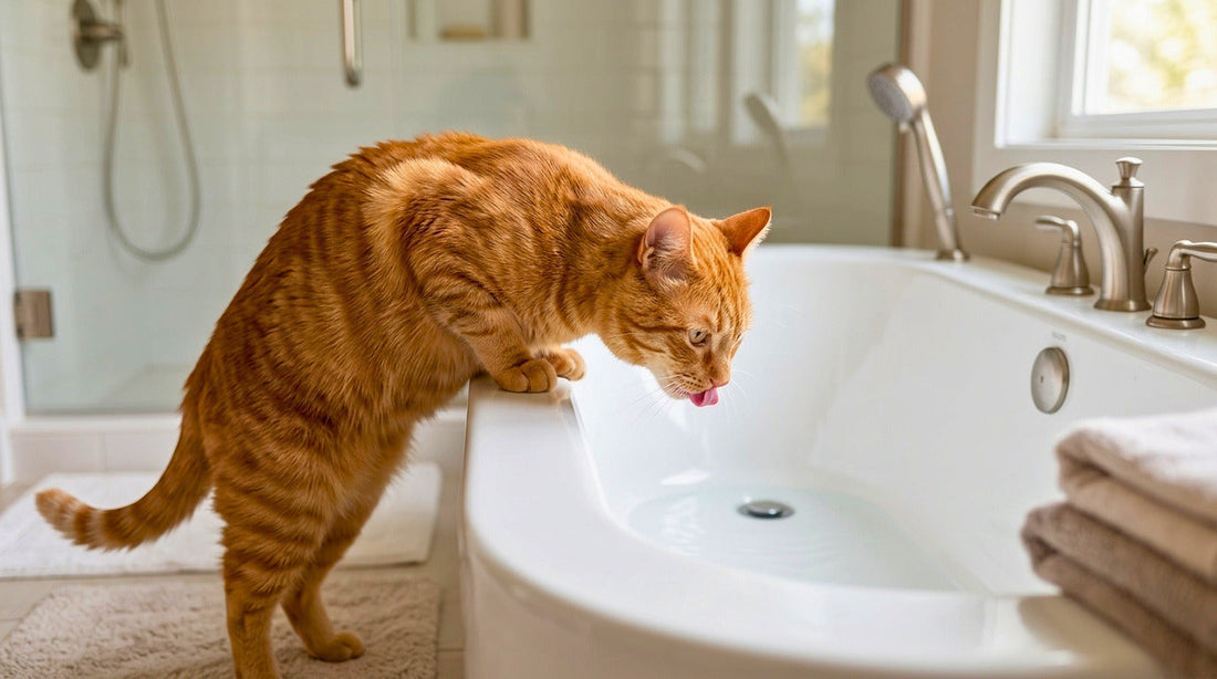 Why Does My Cat Drink From the Bathtub? 6 Possible Reasons
