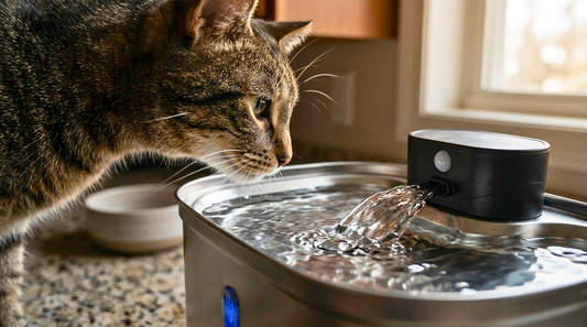 Whisker Tension and Static Pools: Why Cats Sniff, Paw, and Hesitate at the Water Bowl