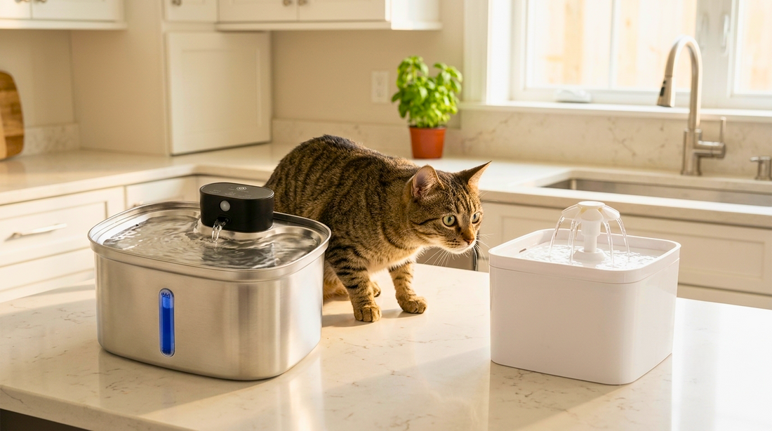 Is A Stainless Steel Cat Water Fountain Better Than Plastic?