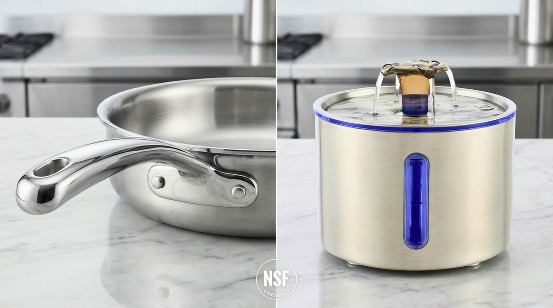 Gauge Thickness and Passivation: Why Everyday Water Bowls Fail Where Prem  ium Cookware Excels