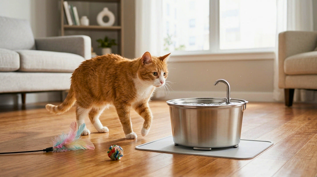 Why Does My Cat Drink Water Right After Waking Up? 7 Things to Know
