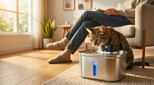 Why Does My Cat Drink Water Only When I'm Nearby?