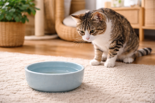 I Stopped Randomly Moving My Cat's Water Bowl—And It Seems to Have Really Helped