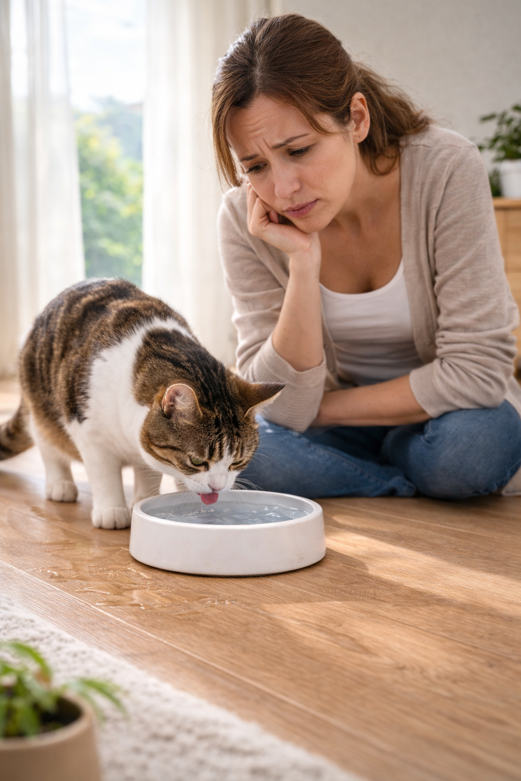 👉 Why Your Cat Suddenly Starts Drinking More Water — Should You Worry?