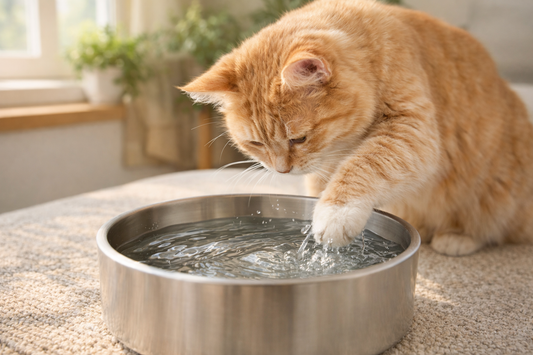Why Does My Cat Play With Water Instead of Drinking It?