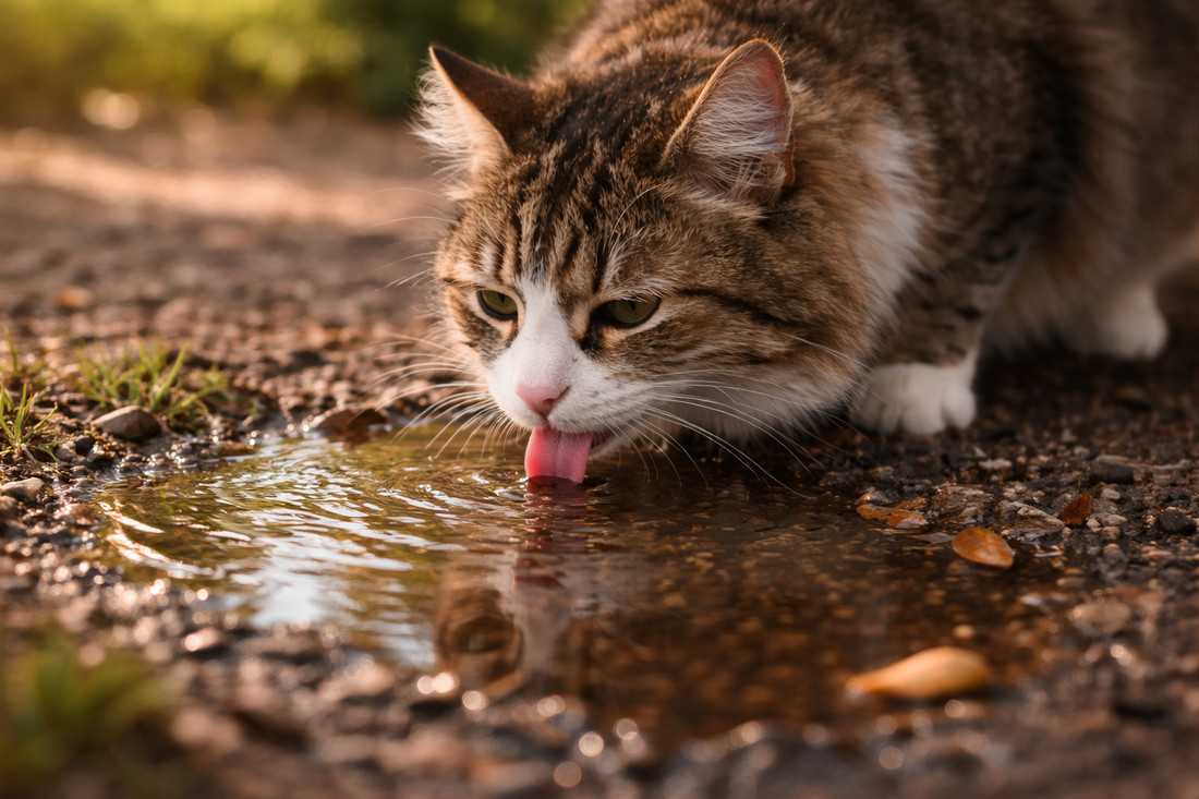 Why My Cat Chose Dirty Water Outside Over Clean Water at Home