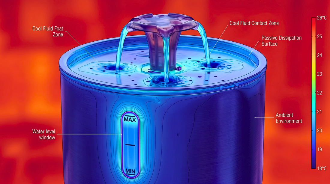 The Fluid Dynamics of Latent Vaporization: Passive Thermal Optimization in Feline Supplies