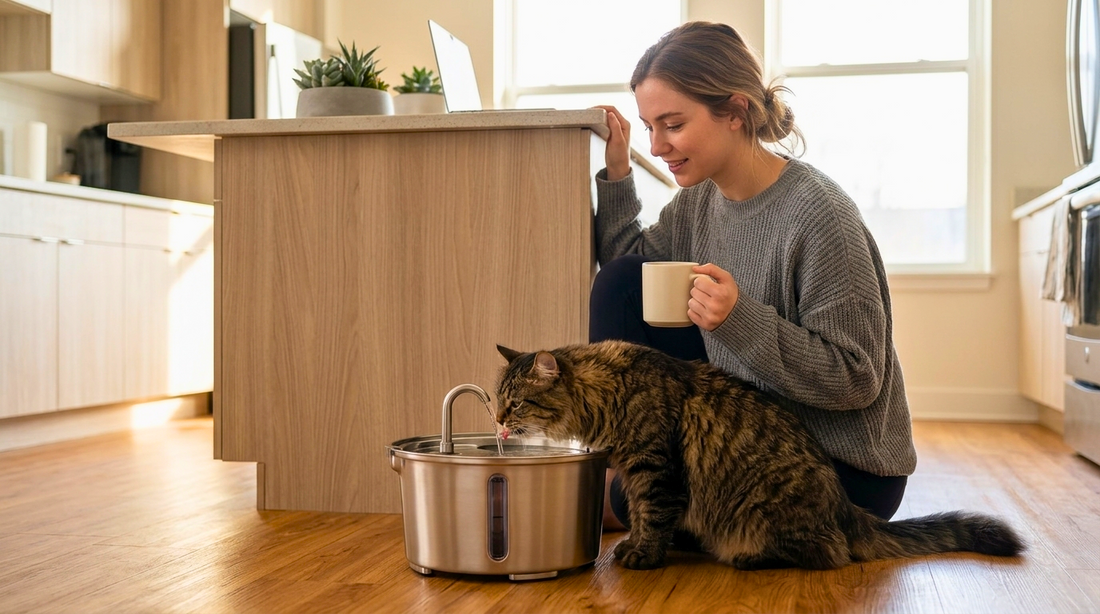 Stainless Steel Cat Water Fountain vs Plastic: Which One Is Better For Your Cat?