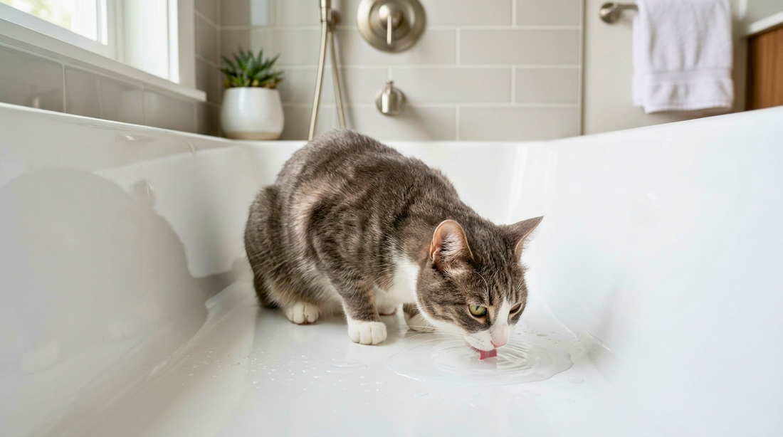 Why Does My Cat Drink Water From the Bathtub? 7 Reasons Cats Choose Strange Water Sources