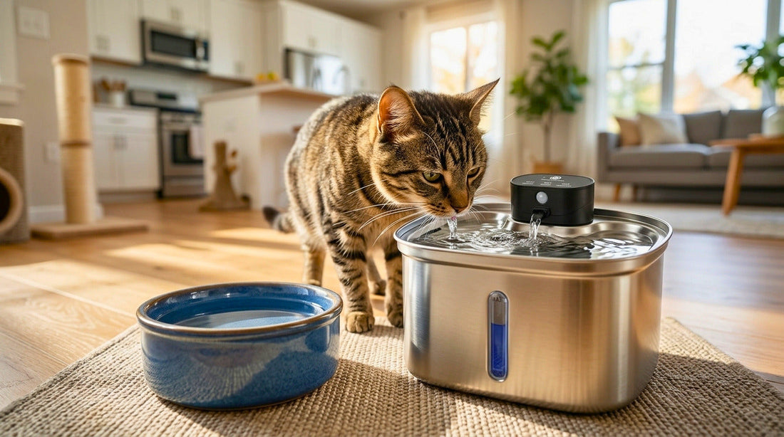 Why Does My Cat Drink From the Fountain But Not the Bowl? What It Means