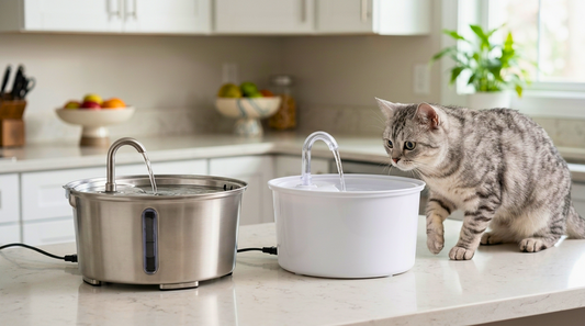Stainless Steel vs. Plastic Cat Water Fountains: Which Is Better?