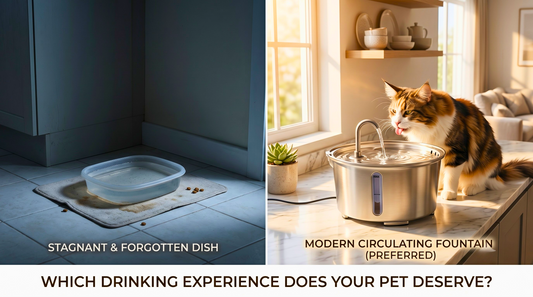 Ceramic vs Stainless Steel Cat Fountain