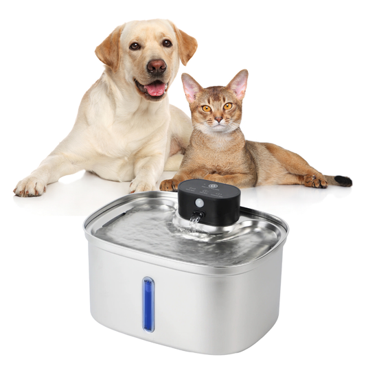 5L Wireless Pet Fountain — Smart Sensor, Long Battery & No Cords