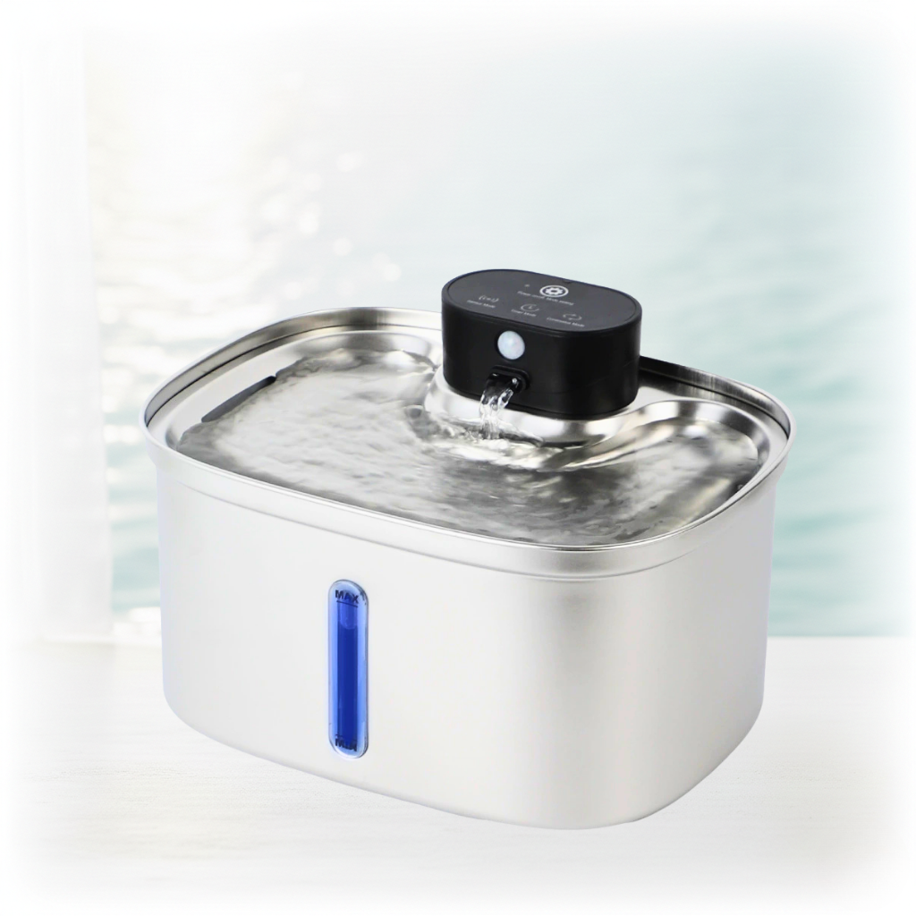 5L Wireless Pet Fountain — Smart Sensor, Long Battery & No Cords