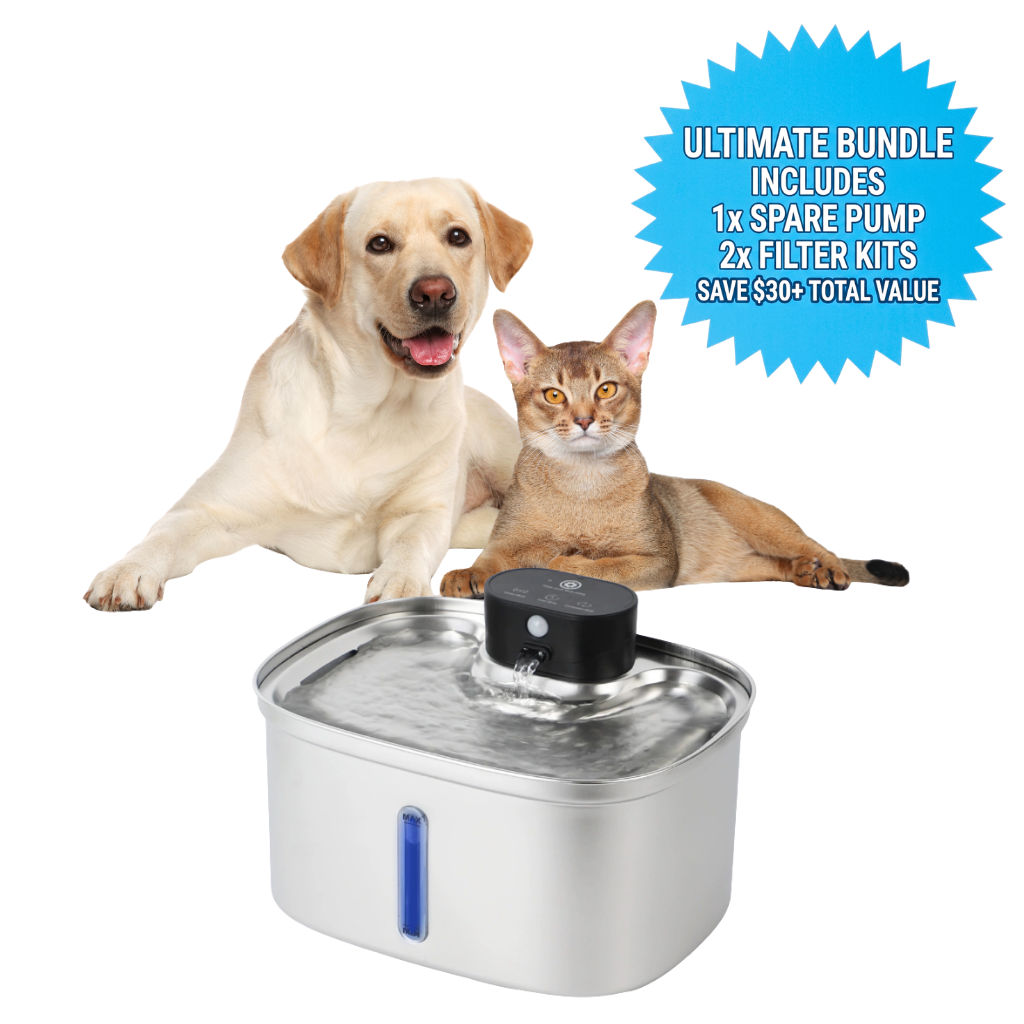 5L Wireless Pet Fountain — Smart Sensor, Long Battery & No Cords
