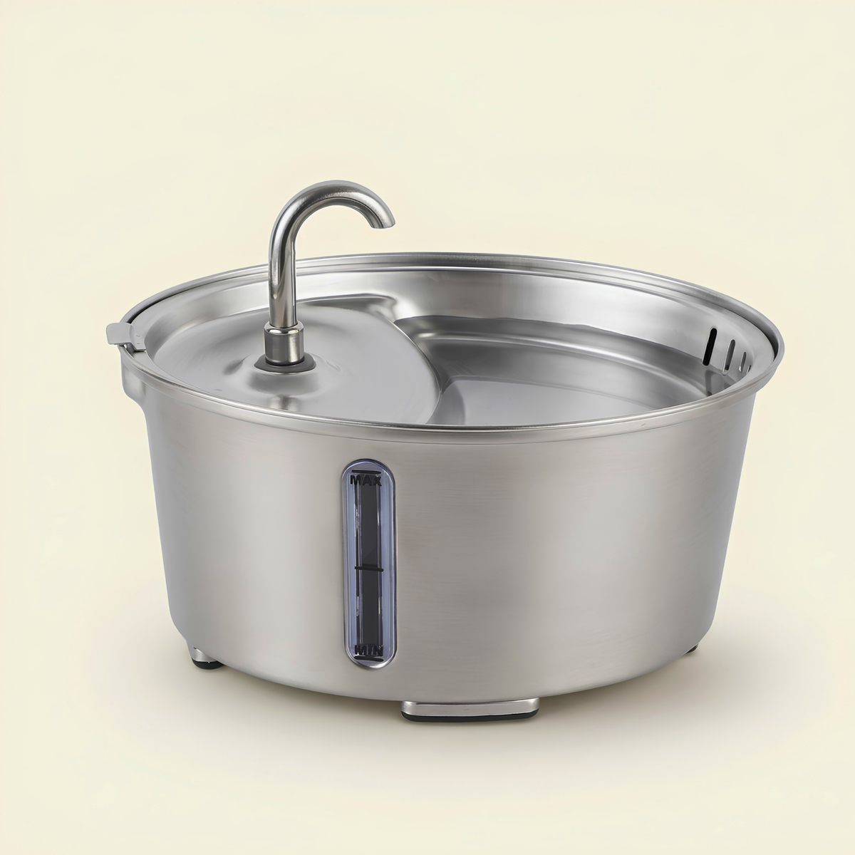 Volu™ PureStream 2.6L Oval Stainless Steel Pet Water Fountain
